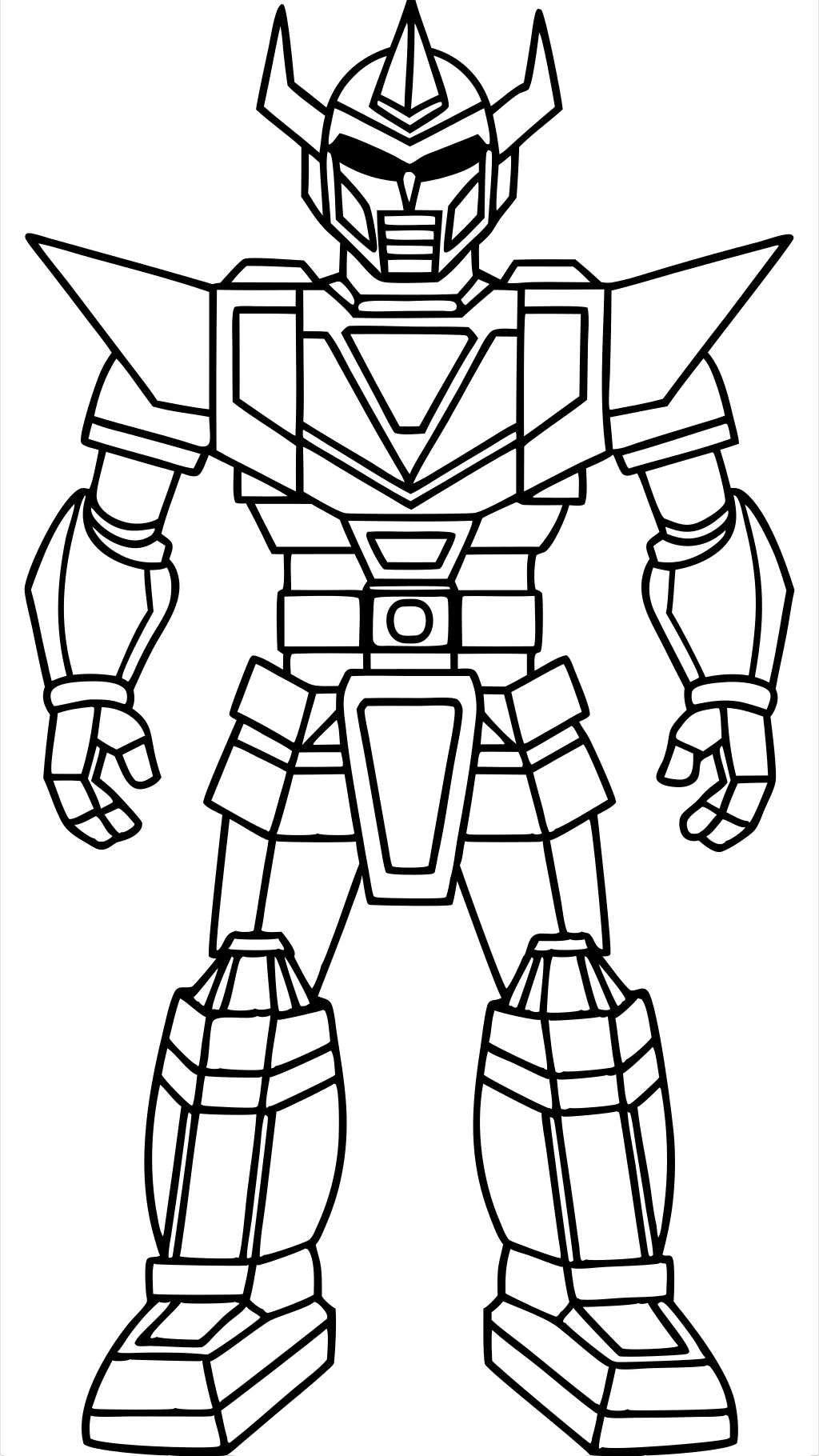 Páginas para colorear de Megazord